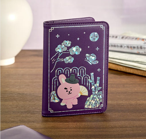 BT21 - PREMIUM K EDITION MOTHER OF PEARL GRAPHIC PASSPORT CASE