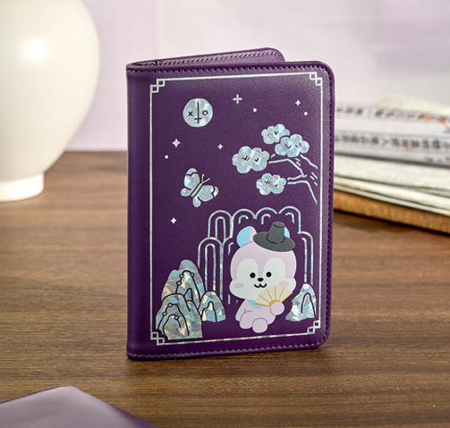 BT21 - PREMIUM K EDITION MOTHER OF PEARL GRAPHIC PASSPORT CASE