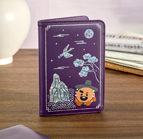 BT21 - PREMIUM K EDITION MOTHER OF PEARL GRAPHIC PASSPORT CASE
