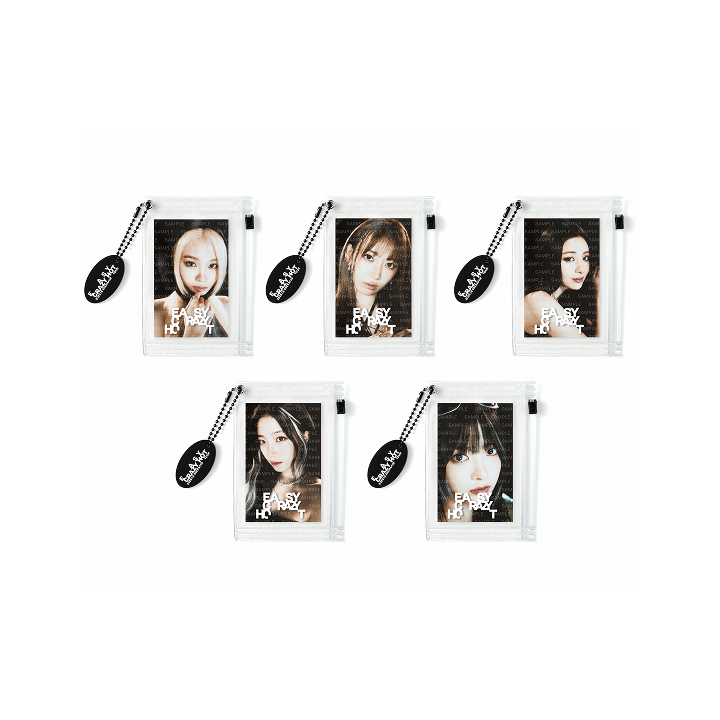 LE SSERAFIM - EASY CRAZY HOT 2025 TOUR OFFICIAL MD PHOTO CARD POUCH SET
