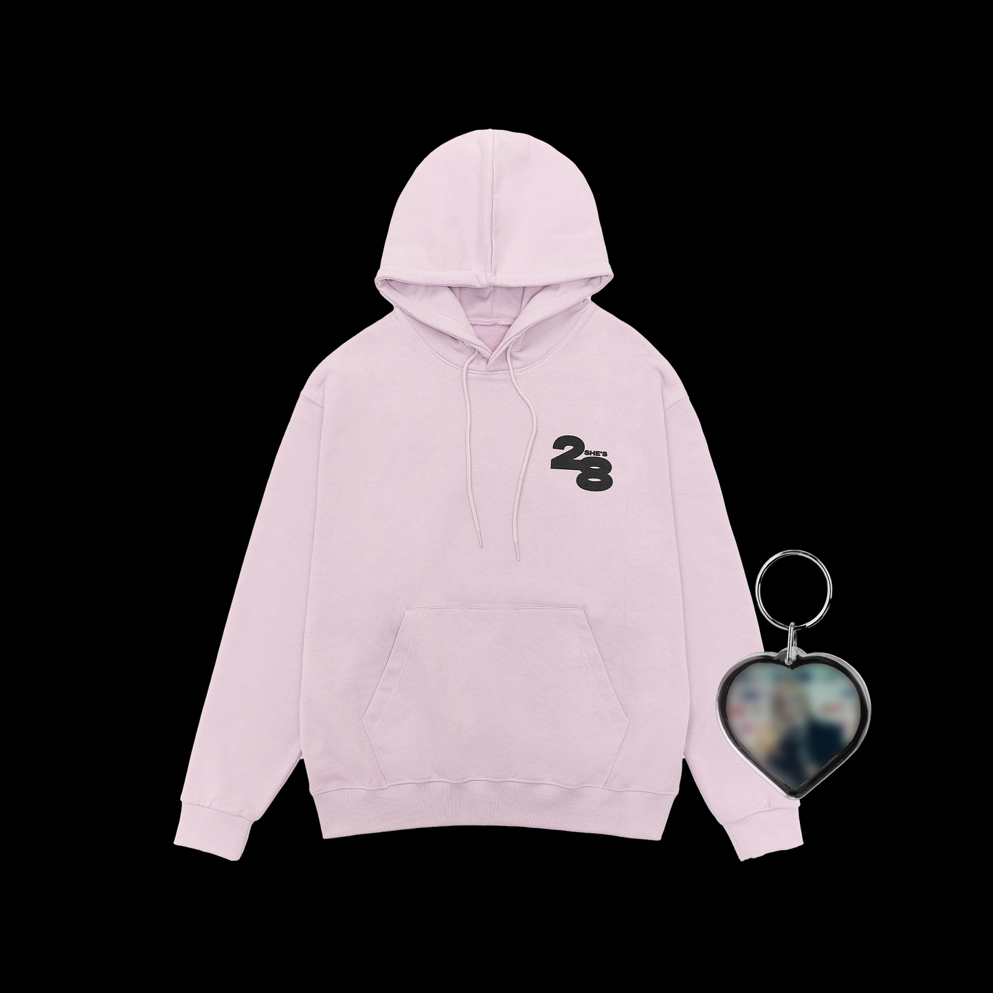 ROSE - SHE'S 28 BIRTHDAY OFFICIAL MD HOODIE PINK VER