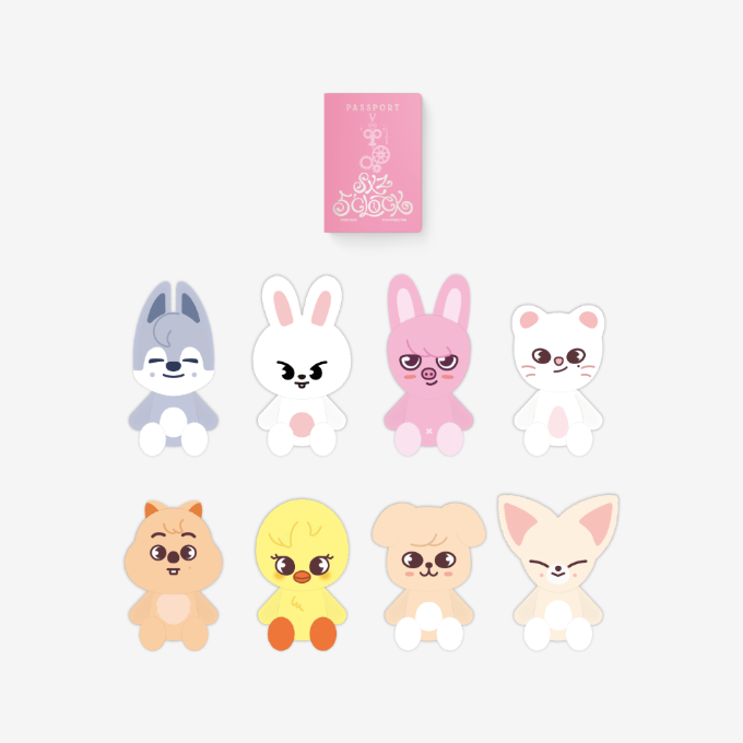 STRAY KIDS - SKZ 5'CLOCK 5TH FAN MEETING OFFICIAL MD SKZOO PLUSH TEDDYBEAR VER.