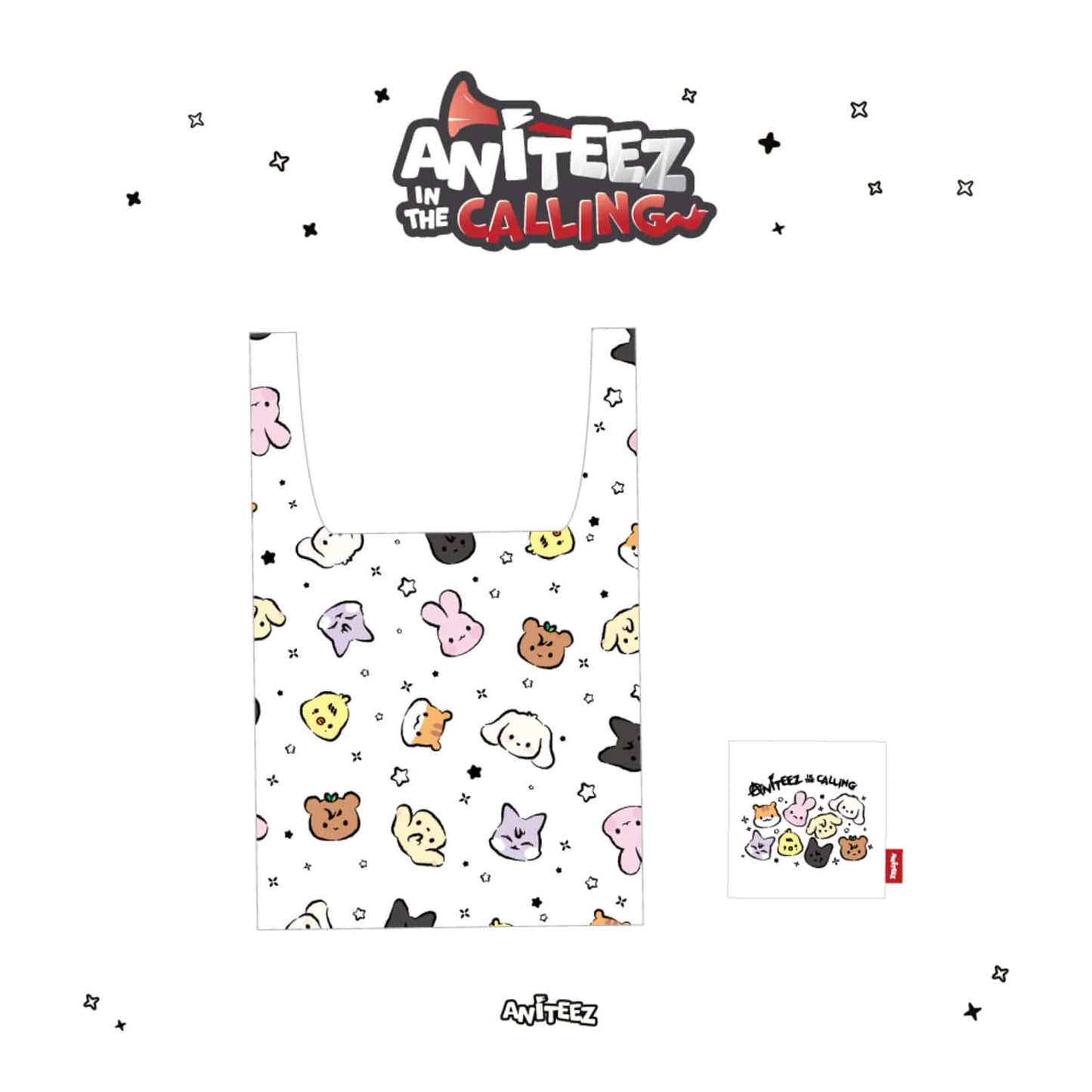 ATEEZ - ANITEEZ IN THE CALLING POP UP OFFICIAL MD POCKET SHOPPER BAG
