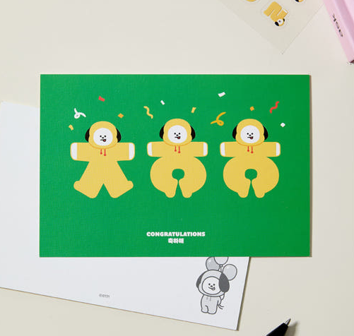 BT21 - SOUVENIR EDITION HANGEUL POSTCARD