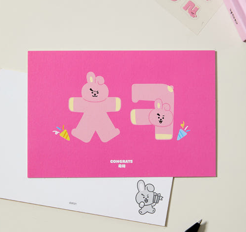 BT21 - SOUVENIR EDITION HANGEUL POSTCARD