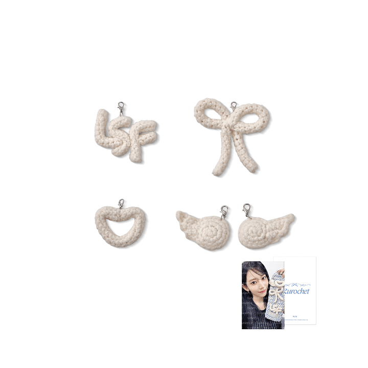 LE SSERAFIM - KKUROCHET 2ND OFFICIAL MD POUCH CHARM SET