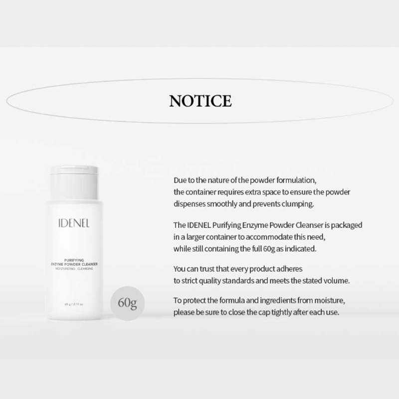IDENEL PURIFYING ENZYME POWDER CLEANSER