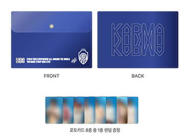 STRAY KIDS - KARMA POP UP STORE OFFICIAL MD PVC POUCH