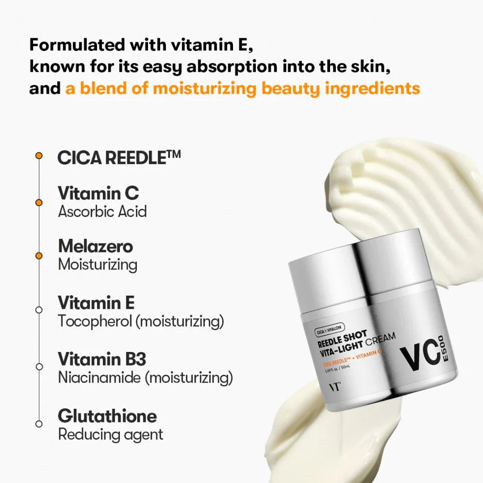 VT COSMETICS REEDLE SHOT VITA-LIGHT CREAM