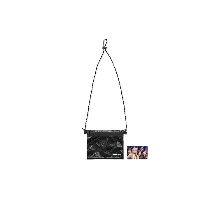 LE SSERAFIM - EASY CRAZY HOT 2025 TOUR OFFICIAL MD SACOCHE BAG (BLACK)