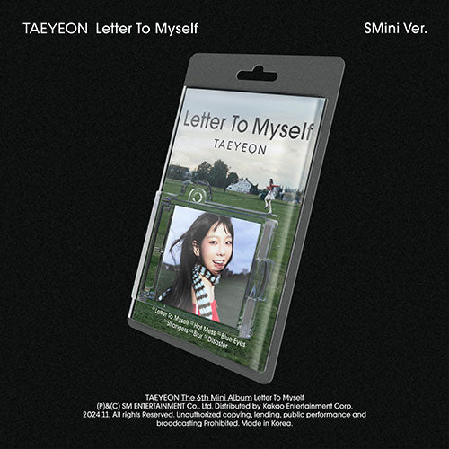 TAEYEON - LETTER TO MYSELF 6TH MINI ALBUM SMINI SMART ALBUM VER