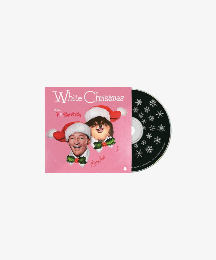 BTS V - WHITE CHRISTMAS V X BING CROSBY SNOWFLAKE CD