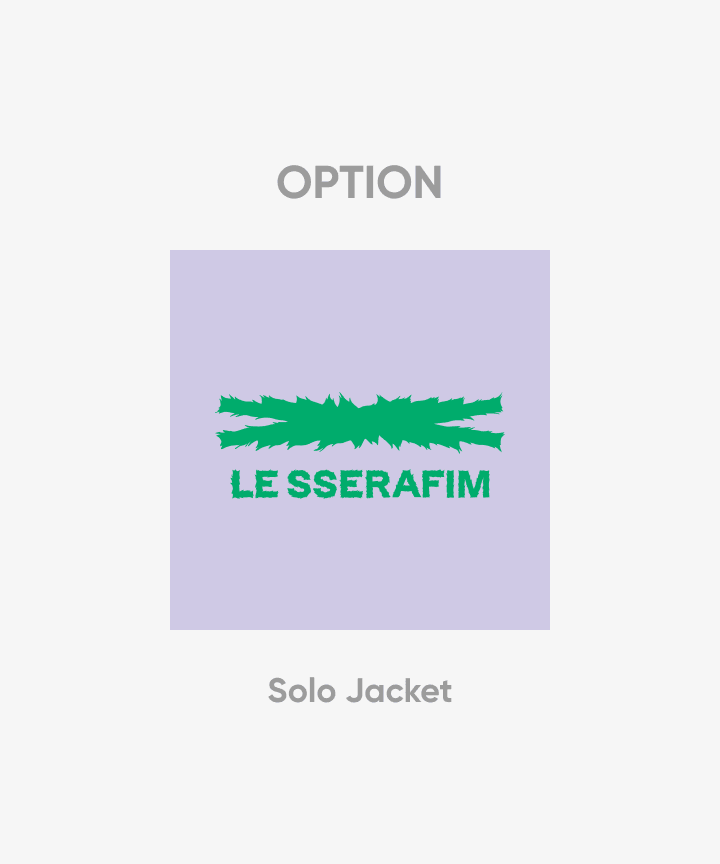 LE SSERAFIM - CRAZY JAPAN 3RD SINGLE ALBUM SOLO JACKE