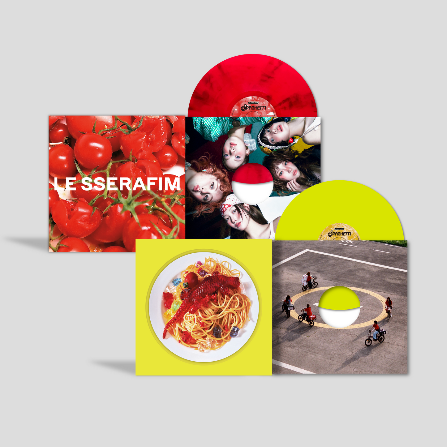 LE SSERAFIM 1st Single Album 'SPAGHETTI' Vinyl