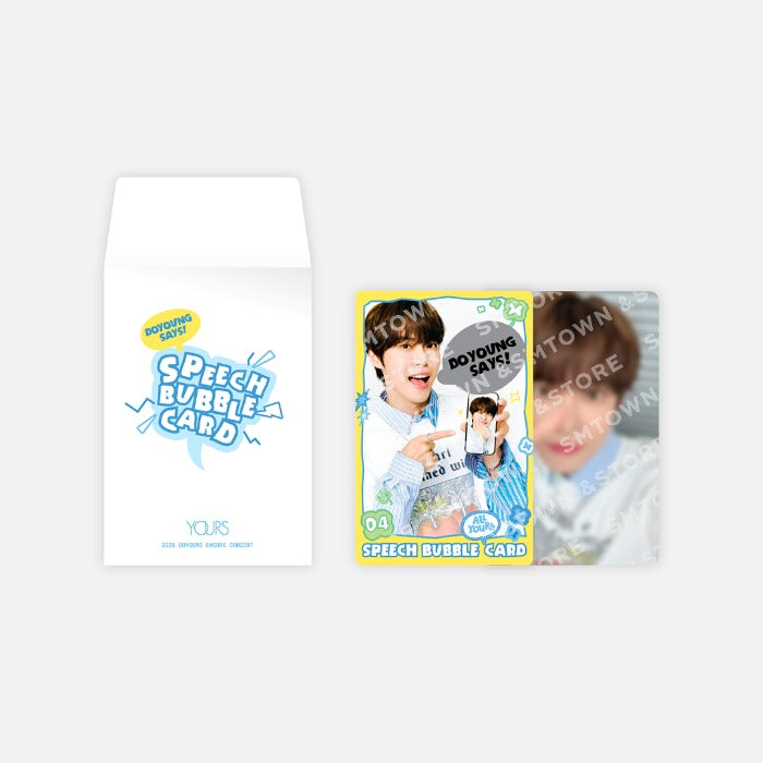 NCT DOYOUNG - YOURS 2025 ENCORE CONCERT OFFICIAL MD SPEECH BUBBLE CARD SET