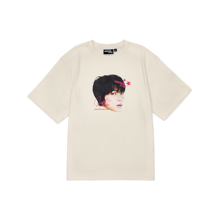 BTS JIN - RUNSEOKJIN OFFICIAL MD S/S T-SHIRT (BEIGE)