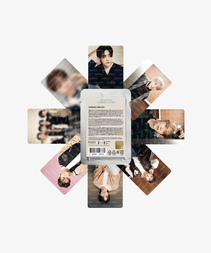 SEVENTEEN - SEVENTEEN 2024 CARAT LAND OFFICIAL MD TRADING CARD SET