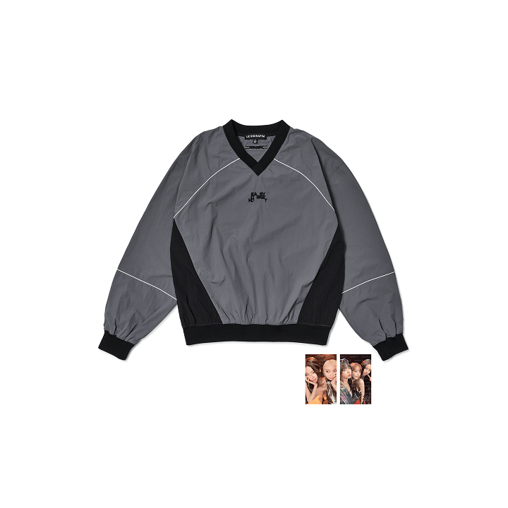 LE SSERAFIM - EASY CRAZY HOT 2025 TOUR OFFICIAL MD SWEATSHIRT (GREY)