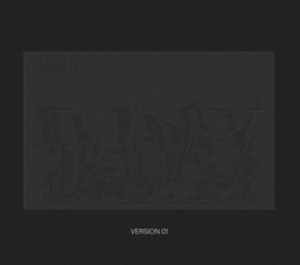 BTS SUGA - Agust D D-DAY 1ST SOLO ALBUM