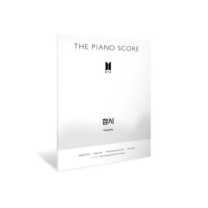 BTS - THE PIANO SCORE : TELEPATHY
