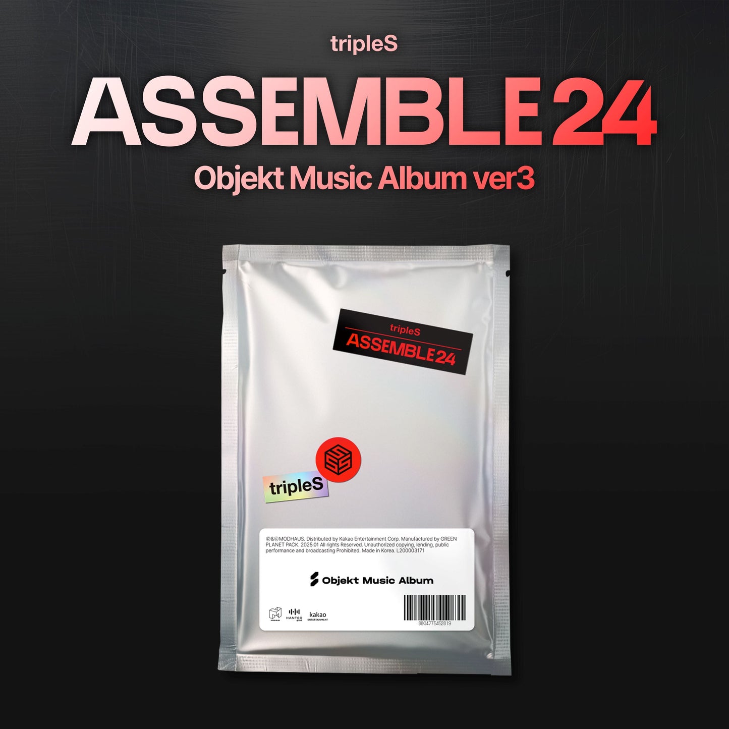 TRIPLES - ASSEMBLE24 1ST FULL ALBUM OBJEKT MUSIC ALBUM VER 3