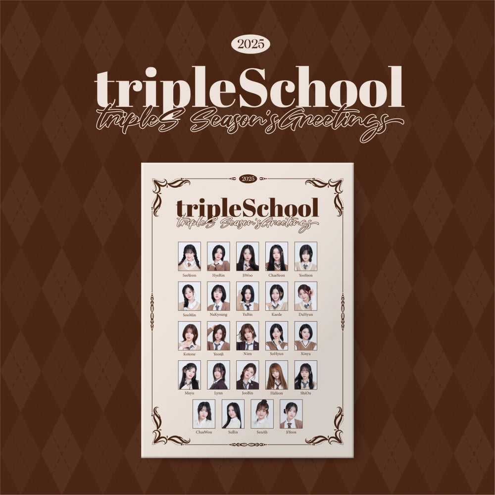 TRIPLE S - TRIPLESCHOOL 2025 SEASON'S GREETINGS RANDOM