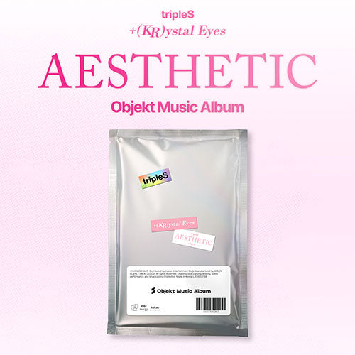 TRIPLES - AESTHETIC +(KR)YSTAL EYES MINI ALBUM OBJEKT MUSIC ALBUM VER