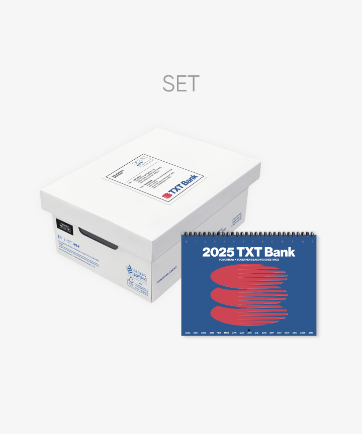TXT - TXT BANK 2025 SEASON'S GREETINGS+ WEVERSE SHOP GIFT