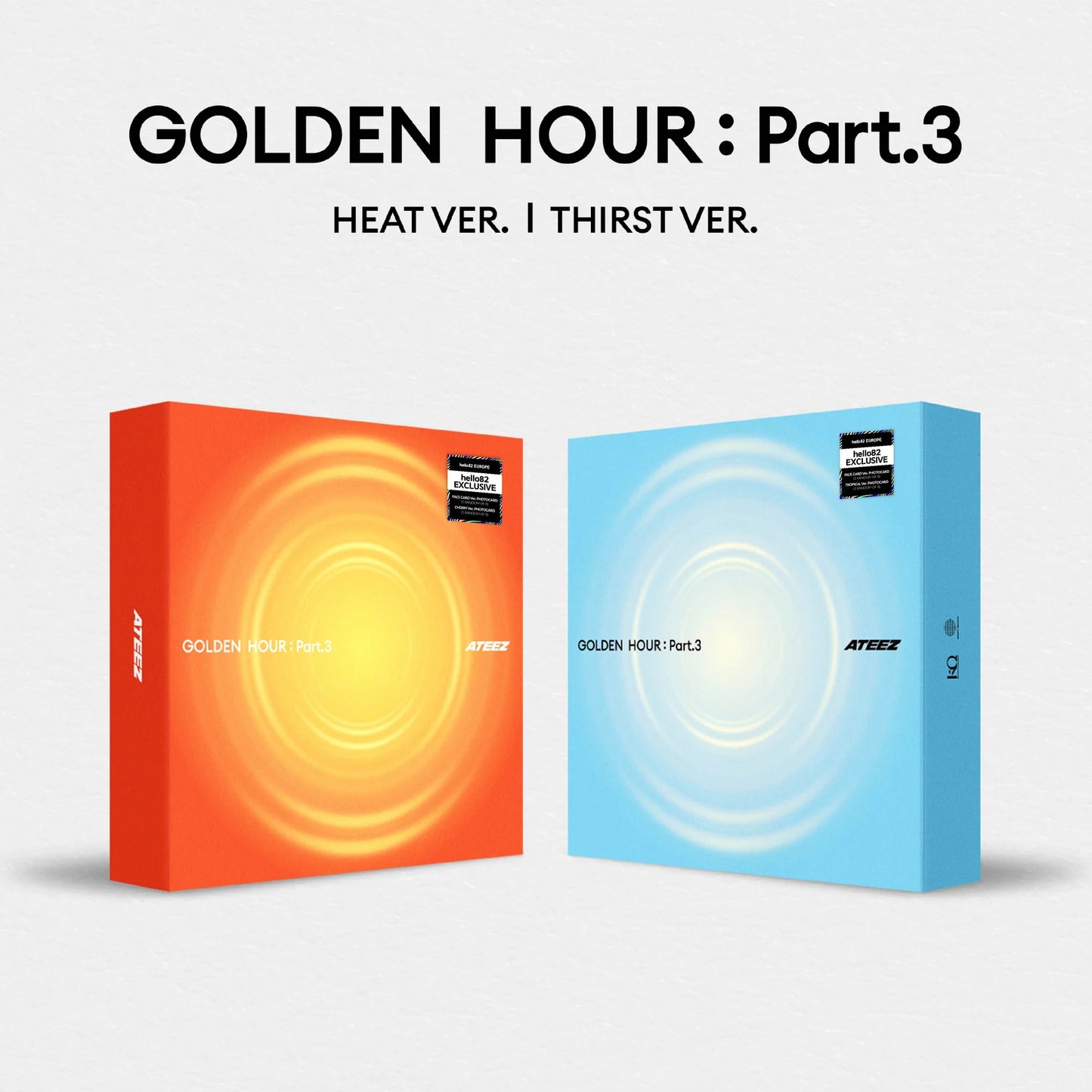 ATEEZ - GOLDEN HOUR : PART.3 12TH MINI ALBUM (HELLO82 EUROPE POP-UP EXCLUSIVE)