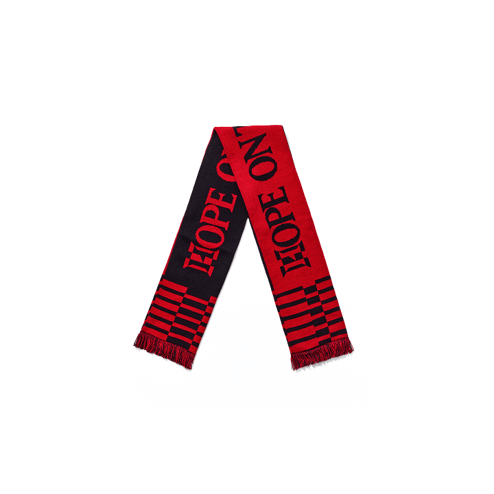 BTS J-HOPE - HOPE ON THE STAGE OFFICIAL MD TOUR SLOGAN MUFFLER (RED)