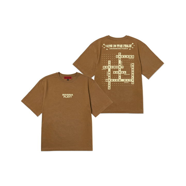 BTS J-HOPE - HOPE ON THE STAGE OFFICIAL MD TOUR T-SHIRT (BROWN)