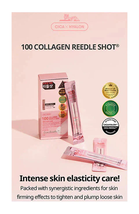 VT COSMETICS 100 COLLAGEN REEDLE SHOT STICK POUCH (10EA)