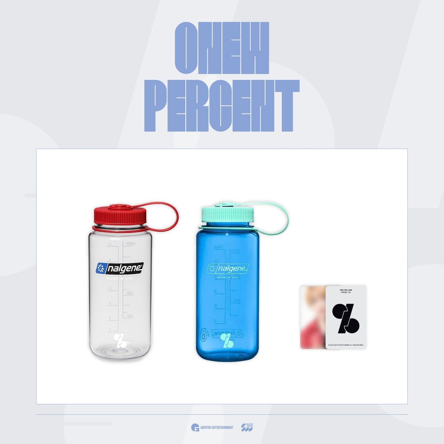 ONEW - PERCENT POP UP STORE OFFICIAL MD WATER BOTTLE