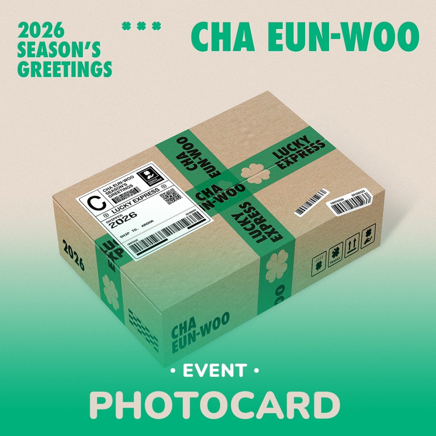 CHA EUN WOO - LUCKY EXPRESS 2026 SEASON'S GREETINGS