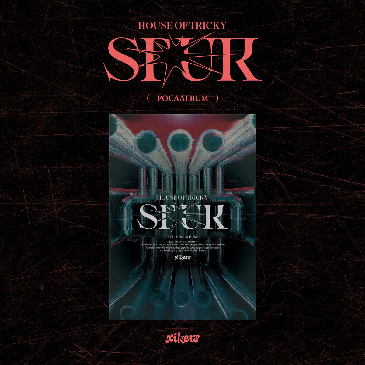 XIKERS - HOUSE OF TRICKY : SPUR 5TH MINI ALBUM POCAALBUM VER