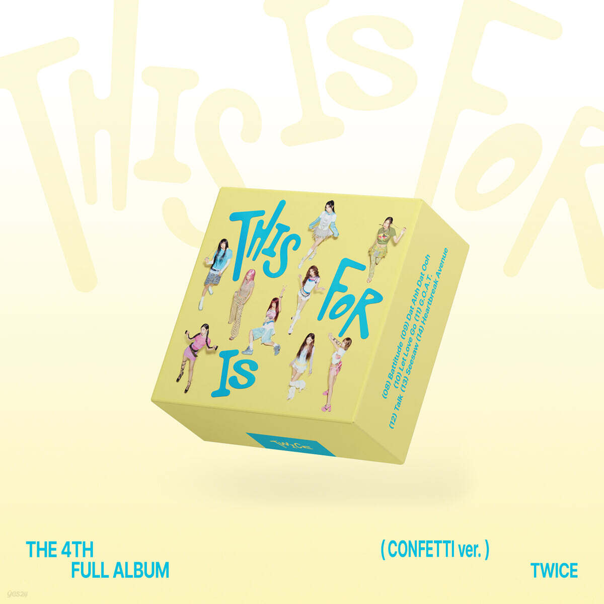 TWICE - THIS IS FOR 4TH FULL ALBUM CONFETTI VER