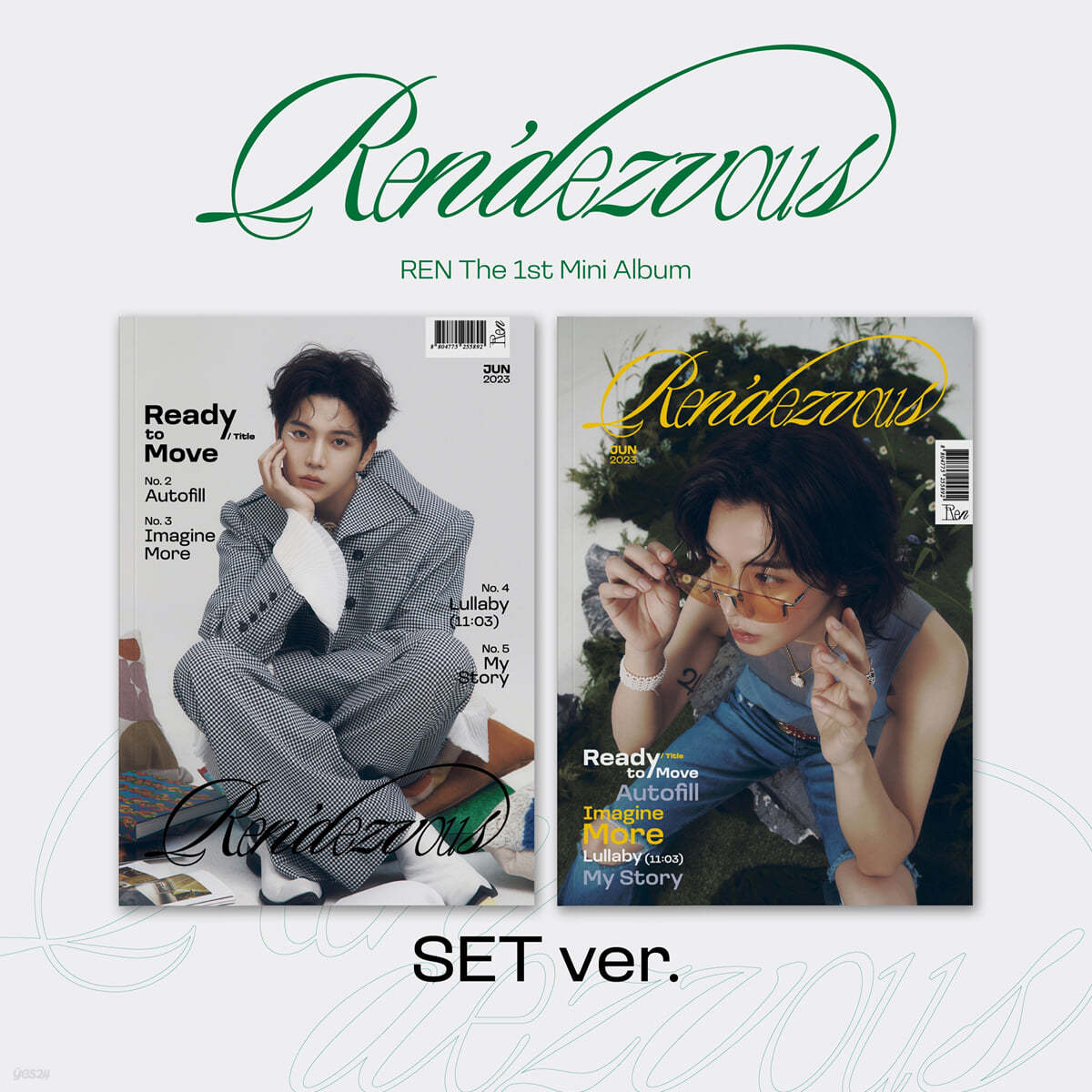REN NUEST -Ren'dezvous 1ST MINI ALBUM PHOTOBOOK VER.