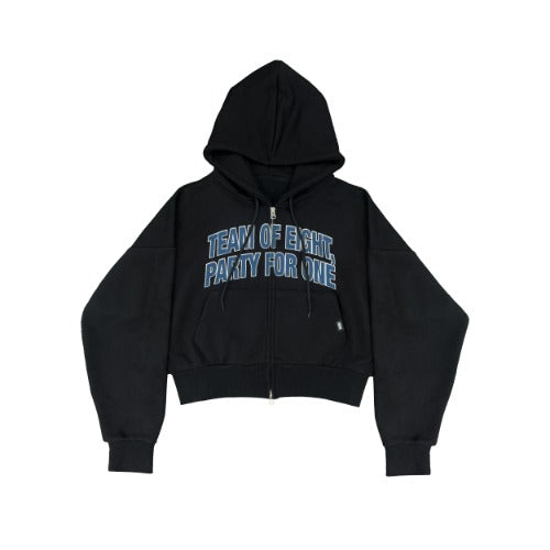 ATEEZ - 8ROOM 7TH ANNIVERSARY POP-UP OFFICIAL MD CROP ZIP UP HOODIE