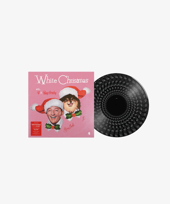 BTS V - WHITE CHRISTMAS V X BING CROSBY ZOETROPE PICTURE DISC 12 SINGLE