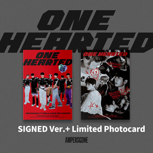 AMPERS&ONE - ONE HEARTED 2ND SINGLE ALBUM [SIGNED Ver.] + Limited Photocard