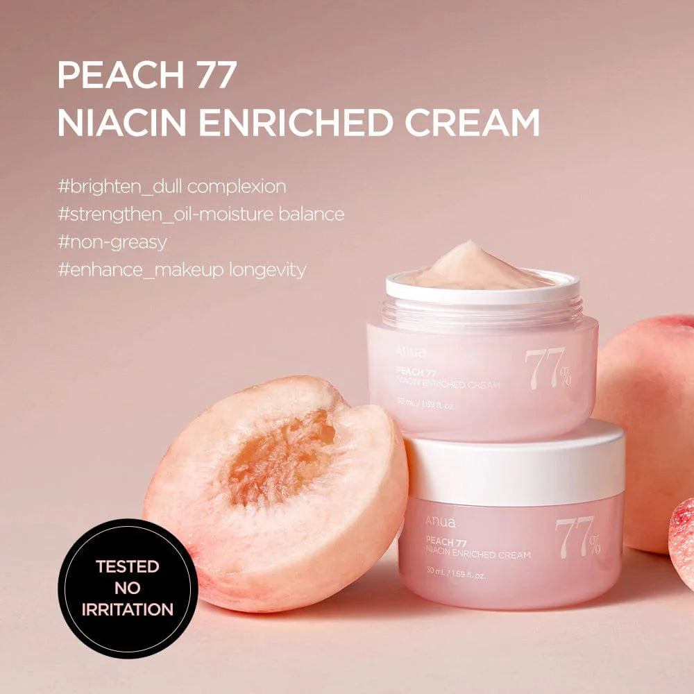 Anua Peach 77% Niacin Enriched Cream