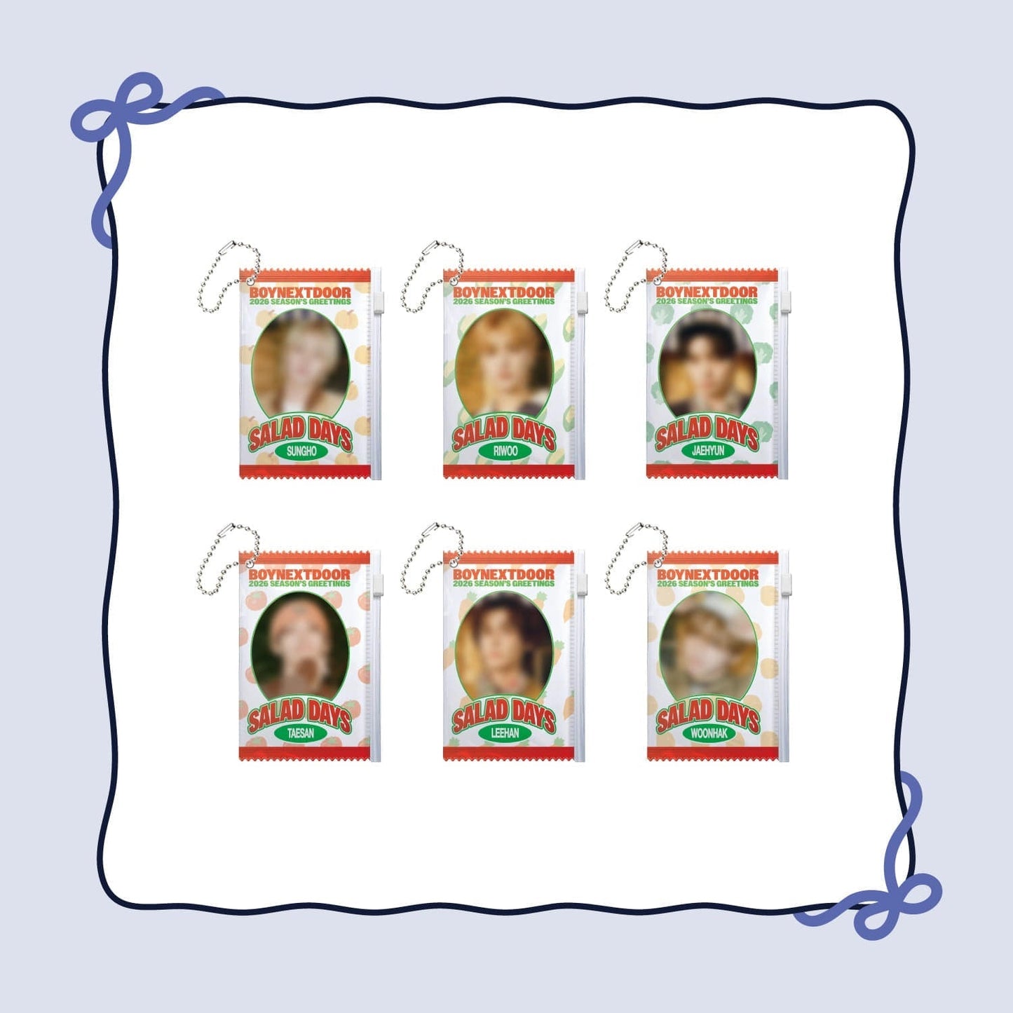 BOYNEXTDOOR - HOLIDAY HOUSE HYBE 2026 SEASON'S GREETINGS OFFICIAL MD PHOTOCARD HOLDER
