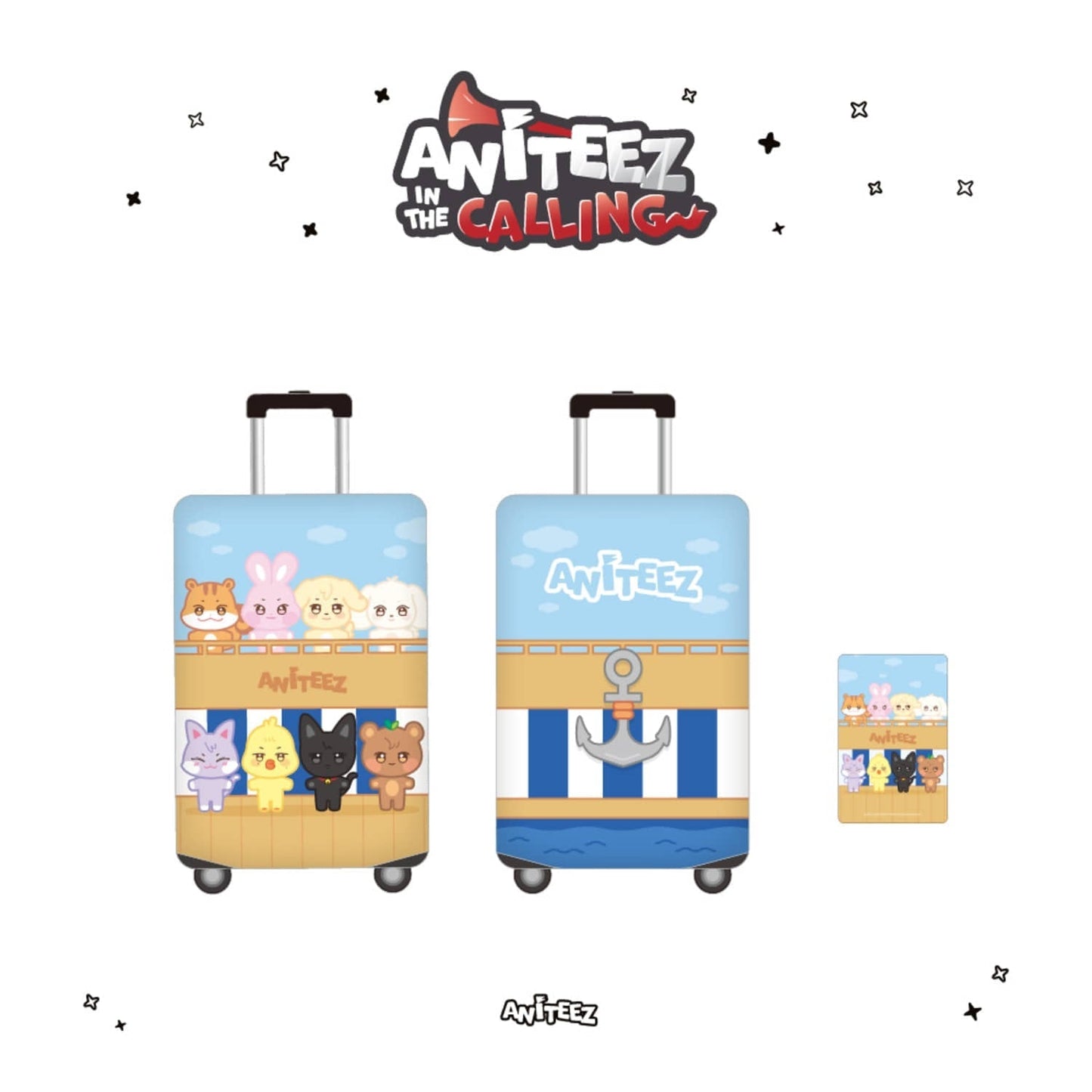 ATEEZ - ANITEEZ IN THE CALLING POP UP OFFICIAL MD LUGGAGE COVER (XL)