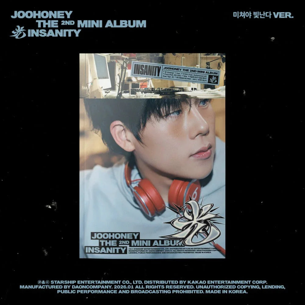 MONSTA X JOOHONEY - INSANITY 2ND MINI ALBUM STANDARD