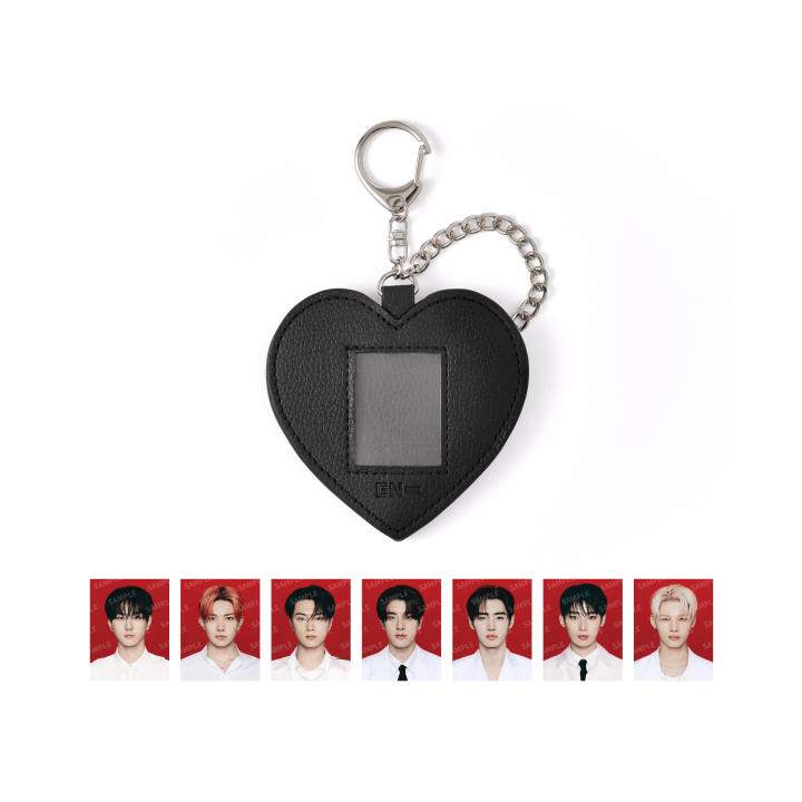 ENHYPEN - WALK THE LINE : FINAL WORLD TOUR OFFICIAL MD MINI PHOTO HOLDER LEATHER KEYRING