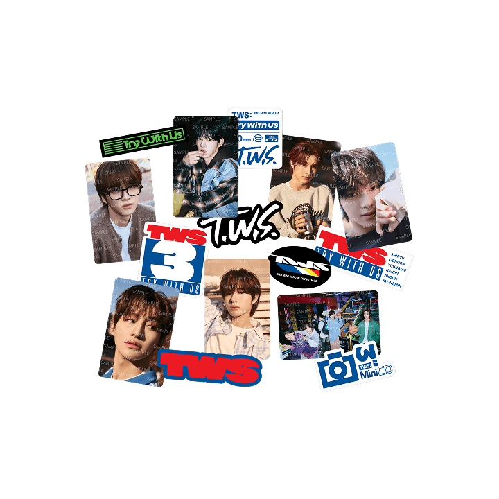 TWS - TRY WITH US OFFICIAL MD PHOTO CARD STICKER SET