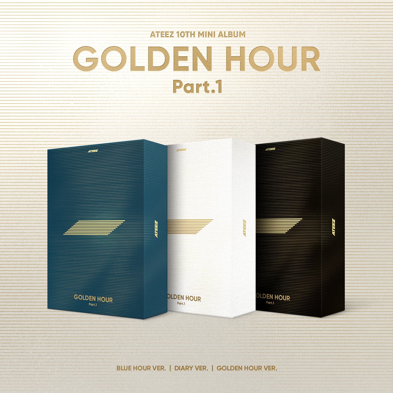 ATEEZ - GOLDEN HOUR : PART.1 10TH MINI ALBUM PHOTOBOOK