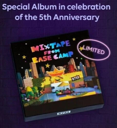 BTS KPOP BT21 Limited Edition Mixtape From Base Camp Special Album