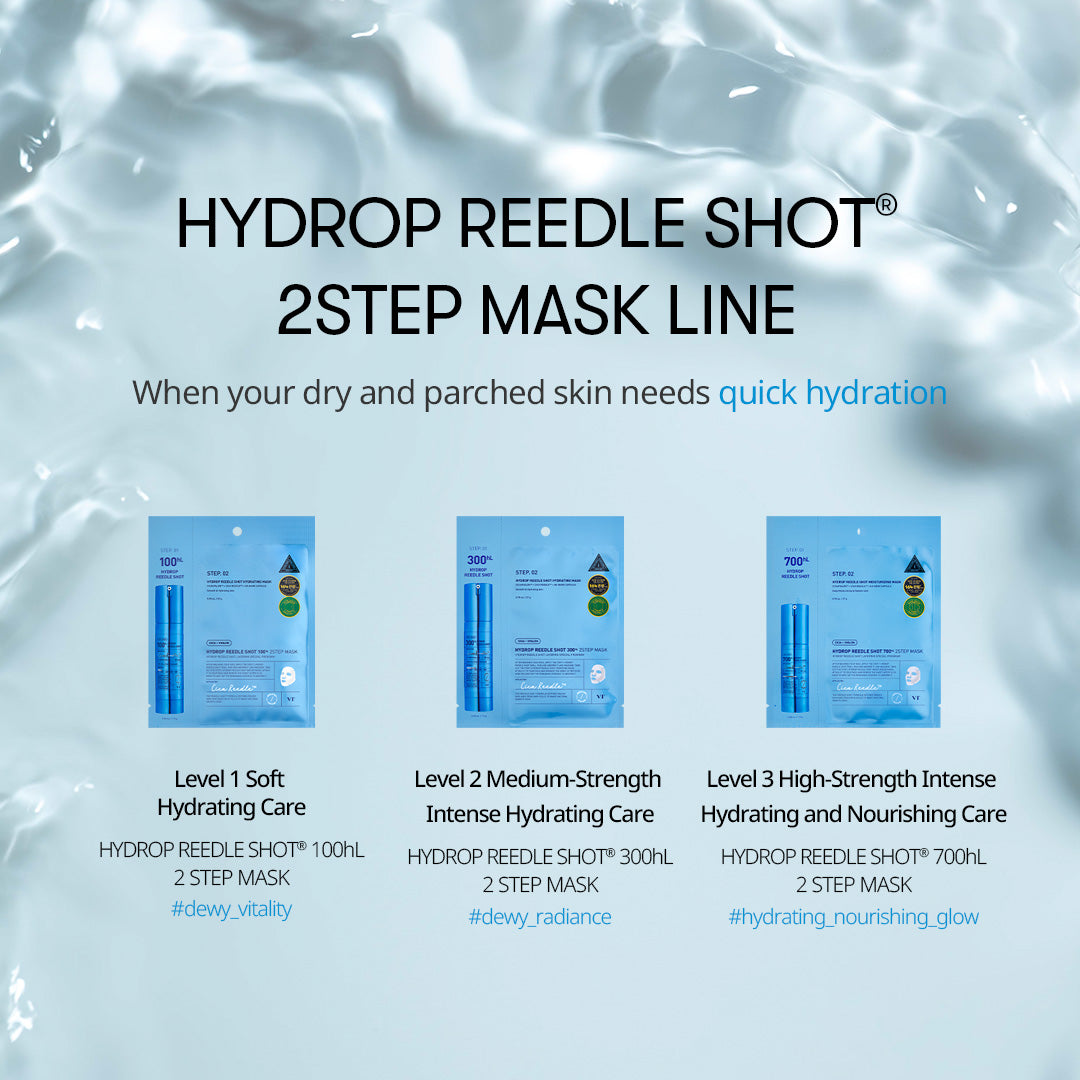 VT COSMETICS HYDROP REEDLE SHOT 700hL 2 STEP MASK