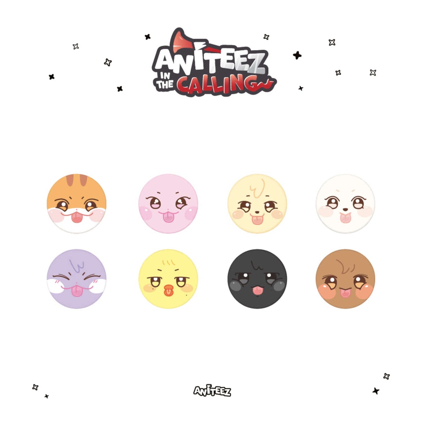 ATEEZ - ANITEEZ IN THE CALLING POP UP OFFICIAL MD SOFT PIN BUTTON
